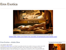 Tablet Screenshot of erosexotica.org